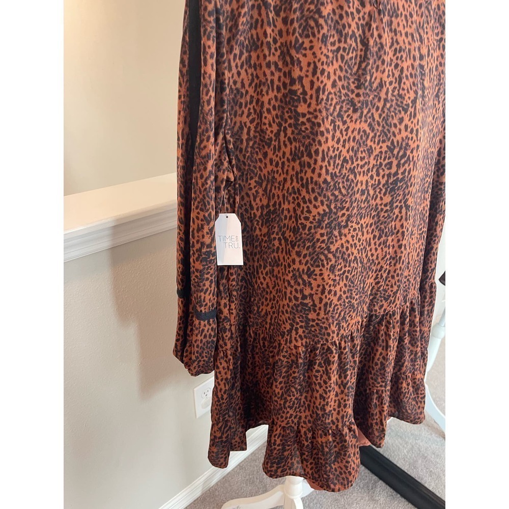 Animal Print Ruffle Dress - Picture 6 of 6